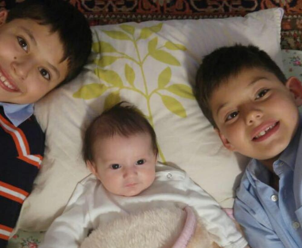 3 הילדים החטופים איב רון ונועם וילוז'ני 3 שנים לפני החטיפה ב 2016