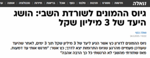 דורון אשר כץ אספה 3 מיליון שח תרומות למרות ששיקרה לציבור ואינה נזקקת