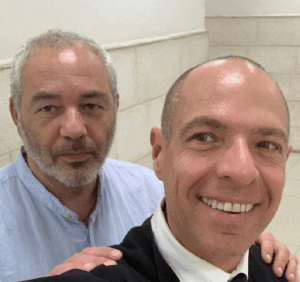 בועז קניג עם אהוב נפשו רונאל פישר