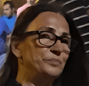 דליה עטור מוכרת לקוחות בנזיד עדשים