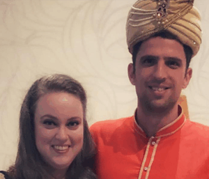 יעל לייטמן עם בעלה שי לבנת