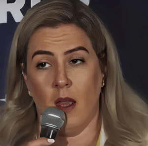 עילית אוסטרובסקי לוי פוסטמה מגמגמת עם סנטר כפול