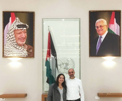 יגאל רמבם בביקור אצל אבו נחבה במוקטערמאללה