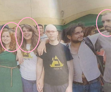 יגאל רמבם עם דפני ליף וסתיו שפיר ב 2011 מחאת האוהל