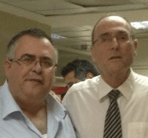 חמי דורון עם חברו הטוב דוד ביטן