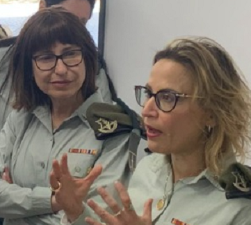 יפעת תומר ירושלמי ואורלי מרקמן מפקדת בתי הדין הצבאיים