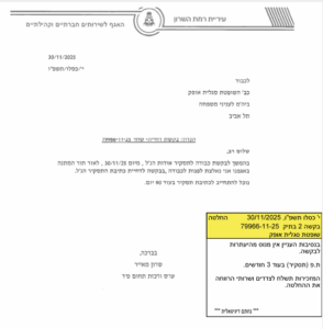 עוס שרון מאיירס רשימת המתנה 3 חודשים ברווחה רמת השרון