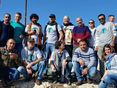 הפגנה למען פלסטין עם נטע לי חזן וראאד אלהדאר