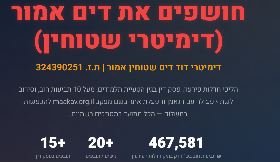 חושפים את דים אמור